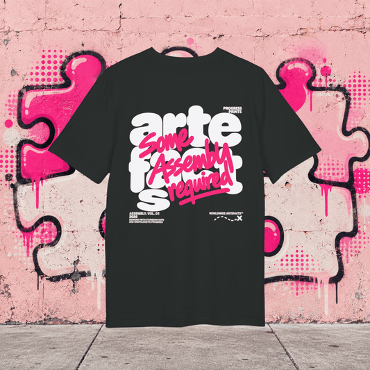 T-shirt Artefacts Vol. 01 – Some Assembly Required, coloris noir – Artefacts