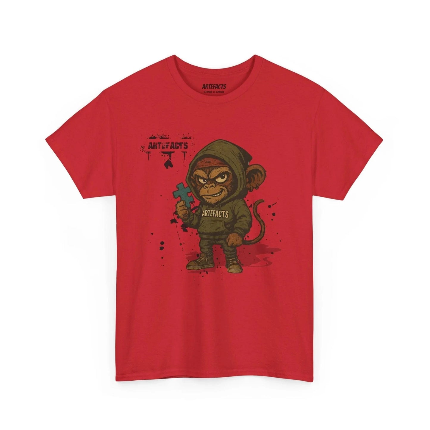 T-shirt Captain Cawette – Badass et Stylé (édition mascotte) T-Shirt Printify Rouge S