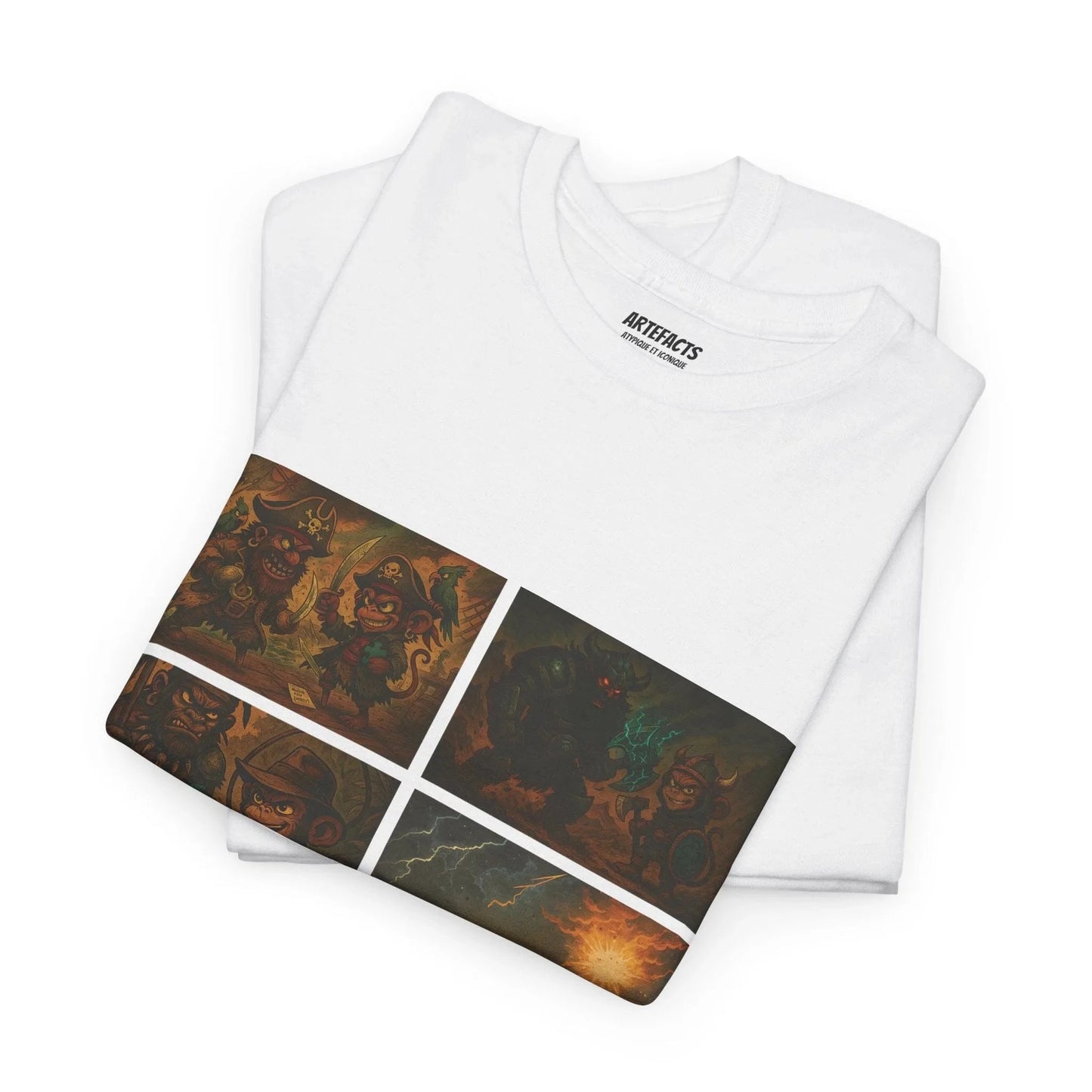 T-shirt Captain Cawette – Super-Héro (édition bd) T-Shirt Printify