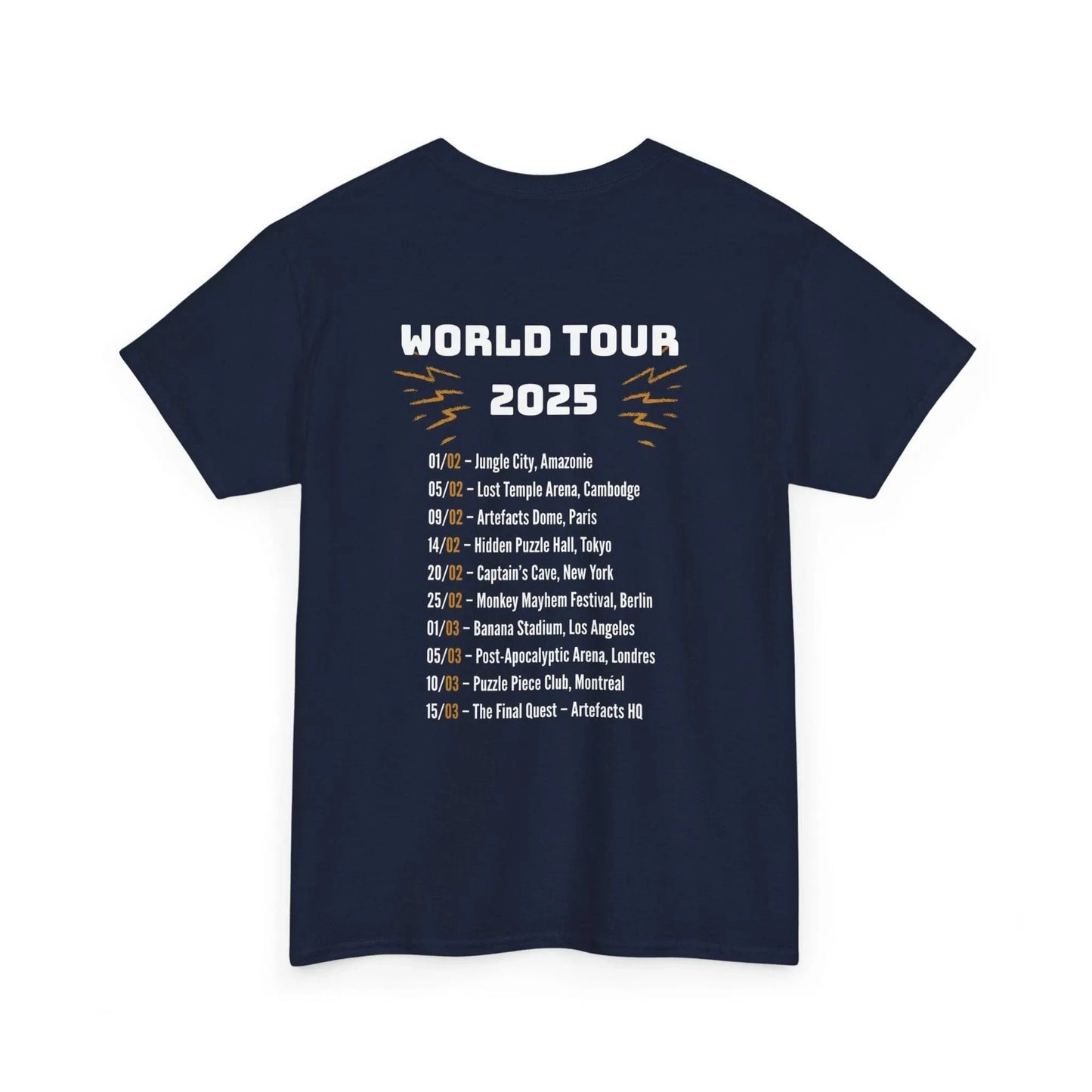 T-shirt Captain Cawette – World Tour 2025 (édition rock star) T-Shirt Printify