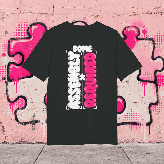 T-shirt Some Assembly Required – Bubble Vertical, coloris noir – Artefacts