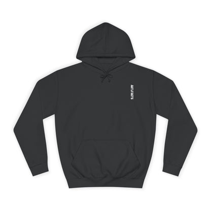 College Hoodie — 'Artifacts' Graphic Hoodie with Samurai Doll Illustration Hoodie Printify Jet Black S 