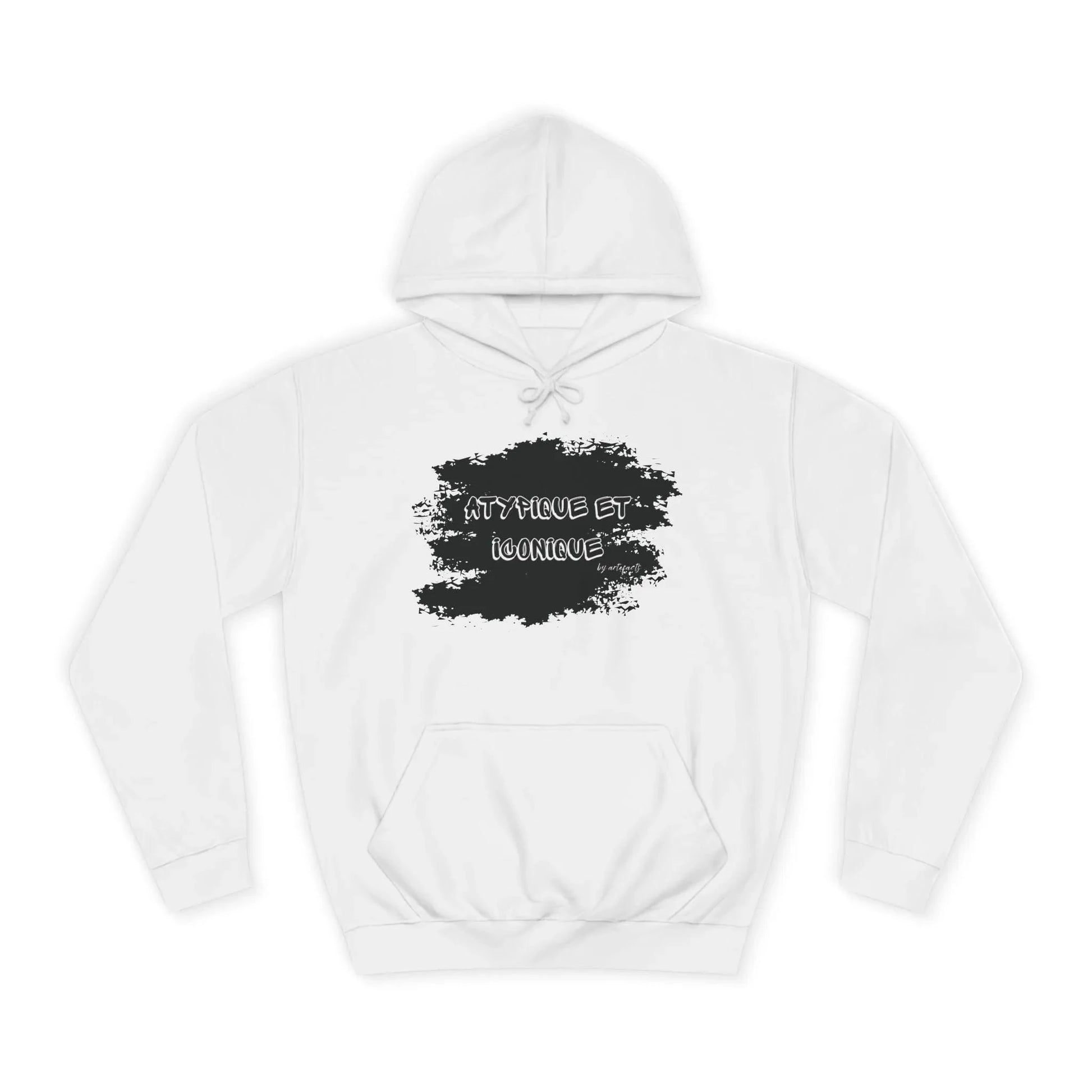 Hoodie Artefacts - Sweat Streetwear "Atypique et Iconique" Hoodie Printify Blanc artique S 