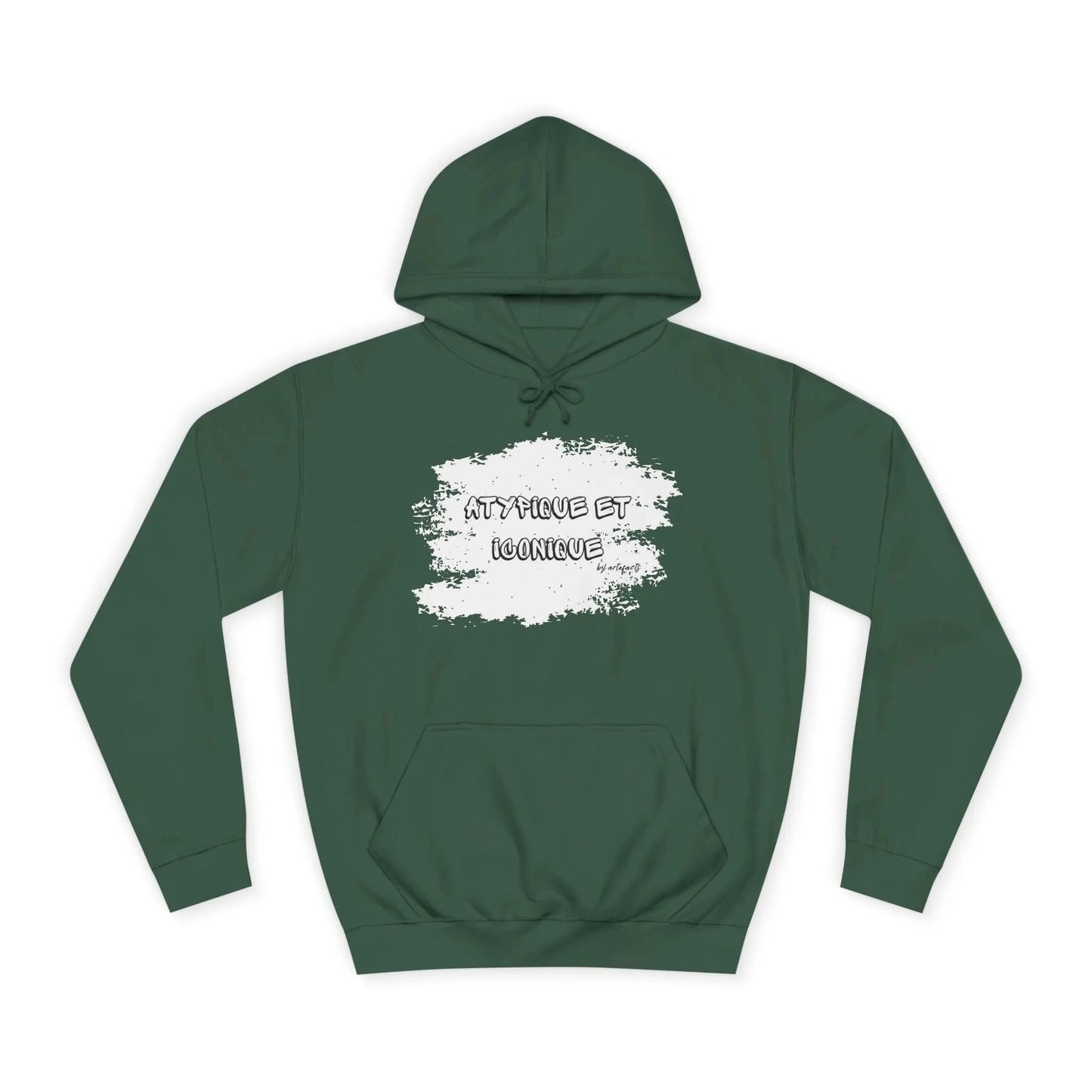 Hoodie Artefacts - Sweat Streetwear "Atypique et Iconique" Hoodie Printify Vert bouteille S 