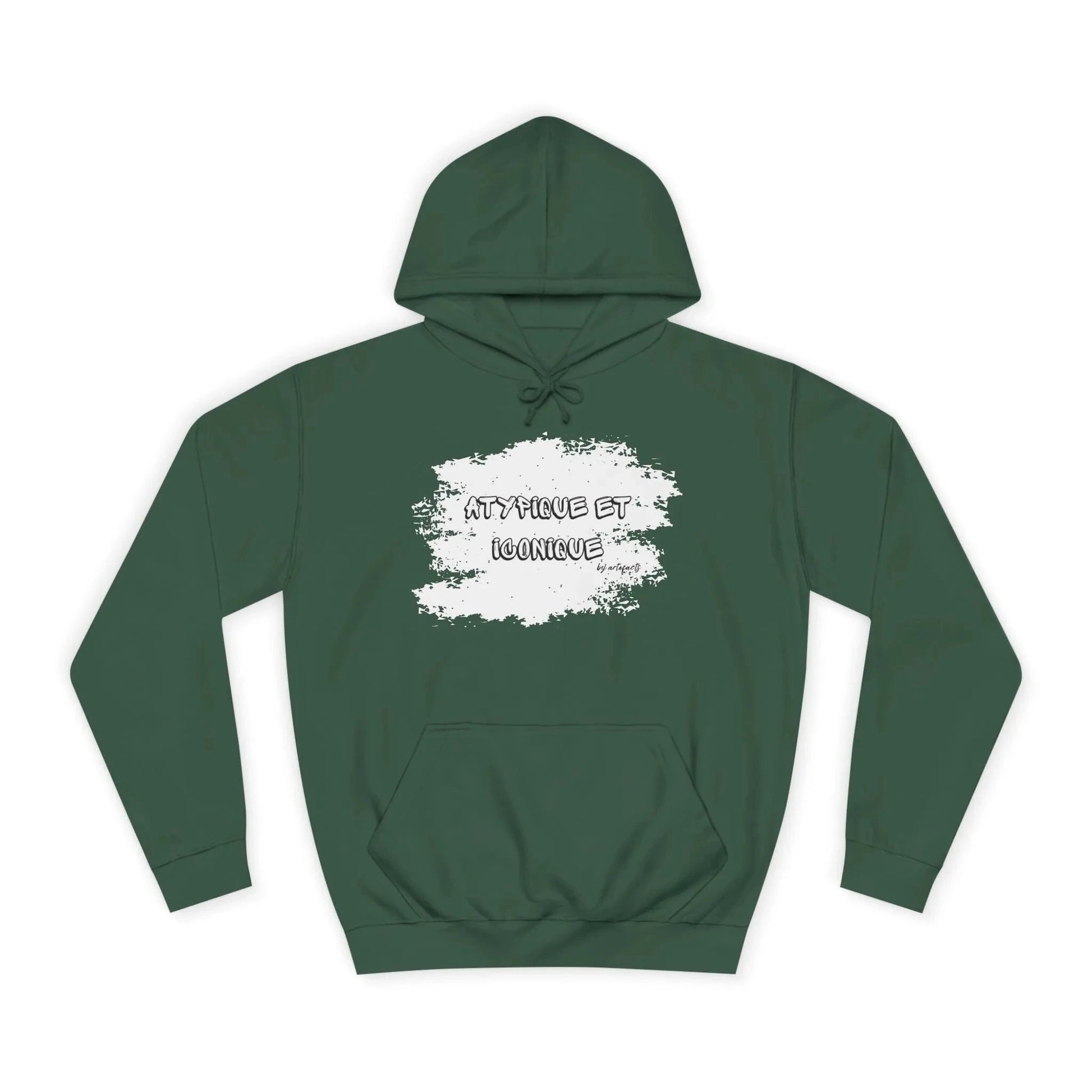 Hoodie Artefacts - Sweat Streetwear "Atypique et Iconique" Hoodie Printify Vert bouteille S 