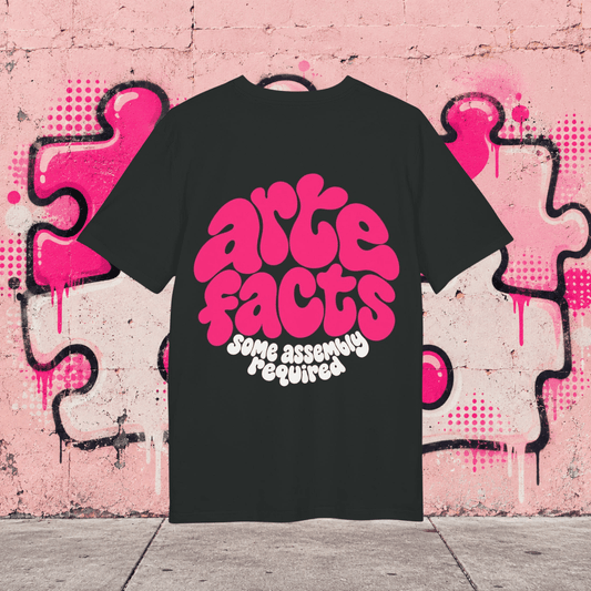T-shirt Artefacts Bubble – Some Assembly Required, coloris noir – Artefacts