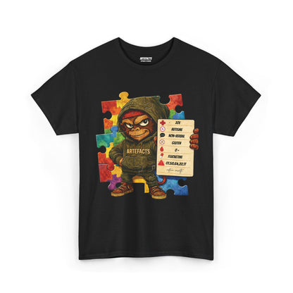 T-shirt Artefacts Personnalisé - T-shirt Identification Médicale Captain Cawette T-Shirt Printify Noir S 