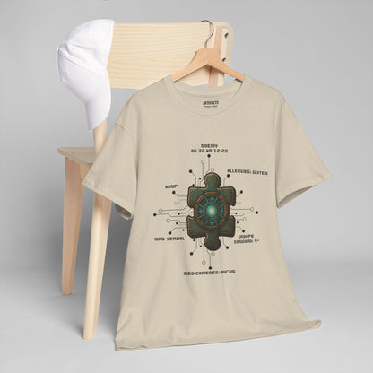 T-shirt Artefacts Personnalisé - T-shirt Identification Médicale Iron Cawette T-Shirt Printify 