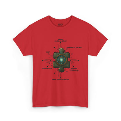 T-shirt Artefacts Personnalisé - T-shirt Identification Médicale Iron Cawette T-Shirt Printify Rouge S 