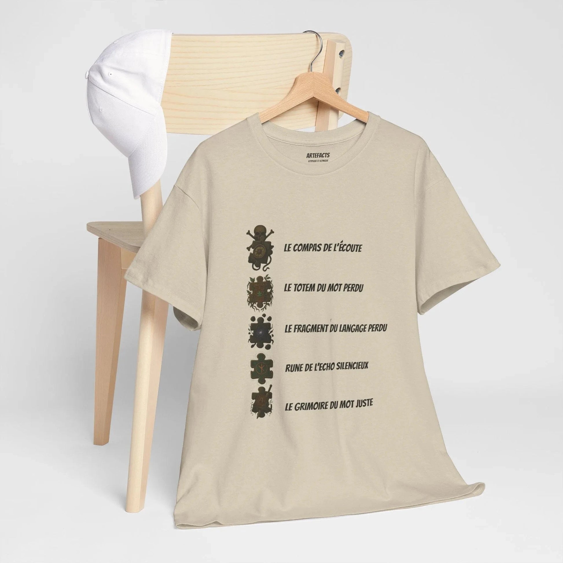 T-shirt Artefacts – Trésors Perdus (édition aventure) T-Shirt Printify 