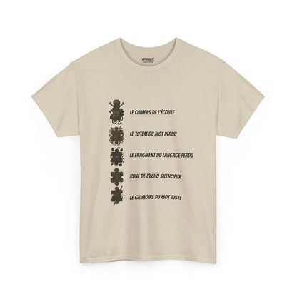 T-shirt Artefacts – Trésors Perdus (édition aventure) T-Shirt Printify Beige S 