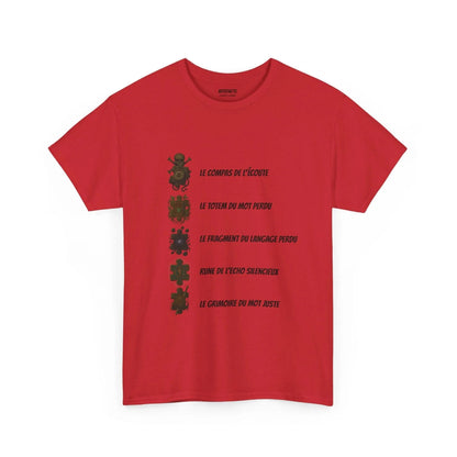 T-shirt Artefacts – Trésors Perdus (édition aventure) T-Shirt Printify Rouge S 