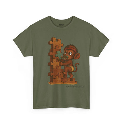 T-shirt Captain Cawette – Baby Cawette Origins (édition baby) T-Shirt Printify Vert kaki S 