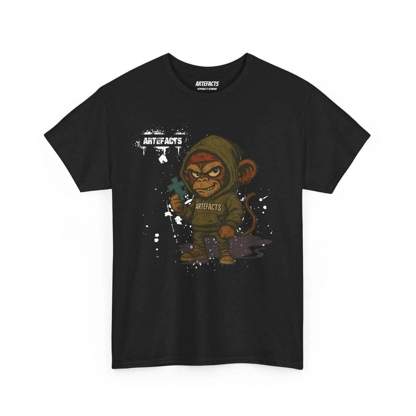 T-shirt Captain Cawette – Badass et Stylé (édition mascotte) T-Shirt Printify Noir S 