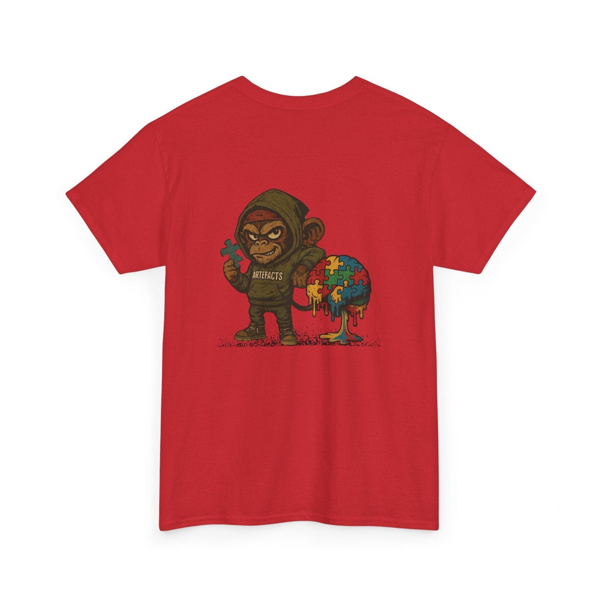 T-shirt Captain Cawette – Brain Édition T-Shirt Printify Rouge S 