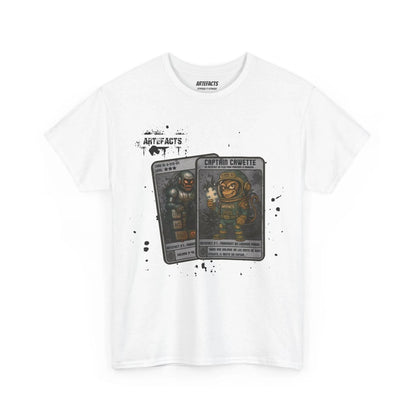 T-shirt Captain Cawette – Fragment du Langage Perdu (édition spatiale) T-Shirt Printify Blanc S 