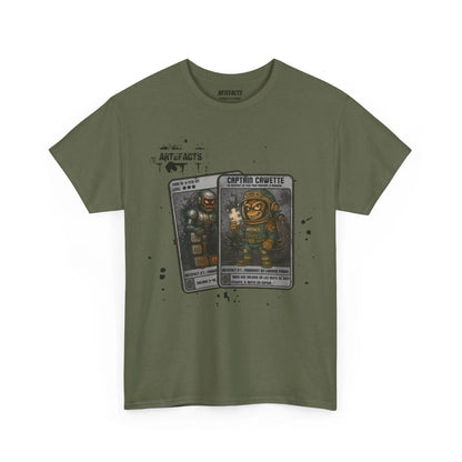 T-shirt Captain Cawette – Fragment du Langage Perdu (édition spatiale) T-Shirt Printify Vert kaki S 