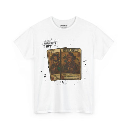 T-shirt Captain Cawette – Totem du Mot Perdu ( édition jungle ) T-Shirt Printify Blanc S 