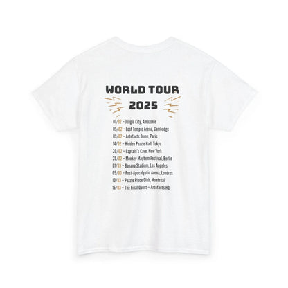 T-shirt Captain Cawette – World Tour 2025 (édition rock star) T-Shirt Printify 