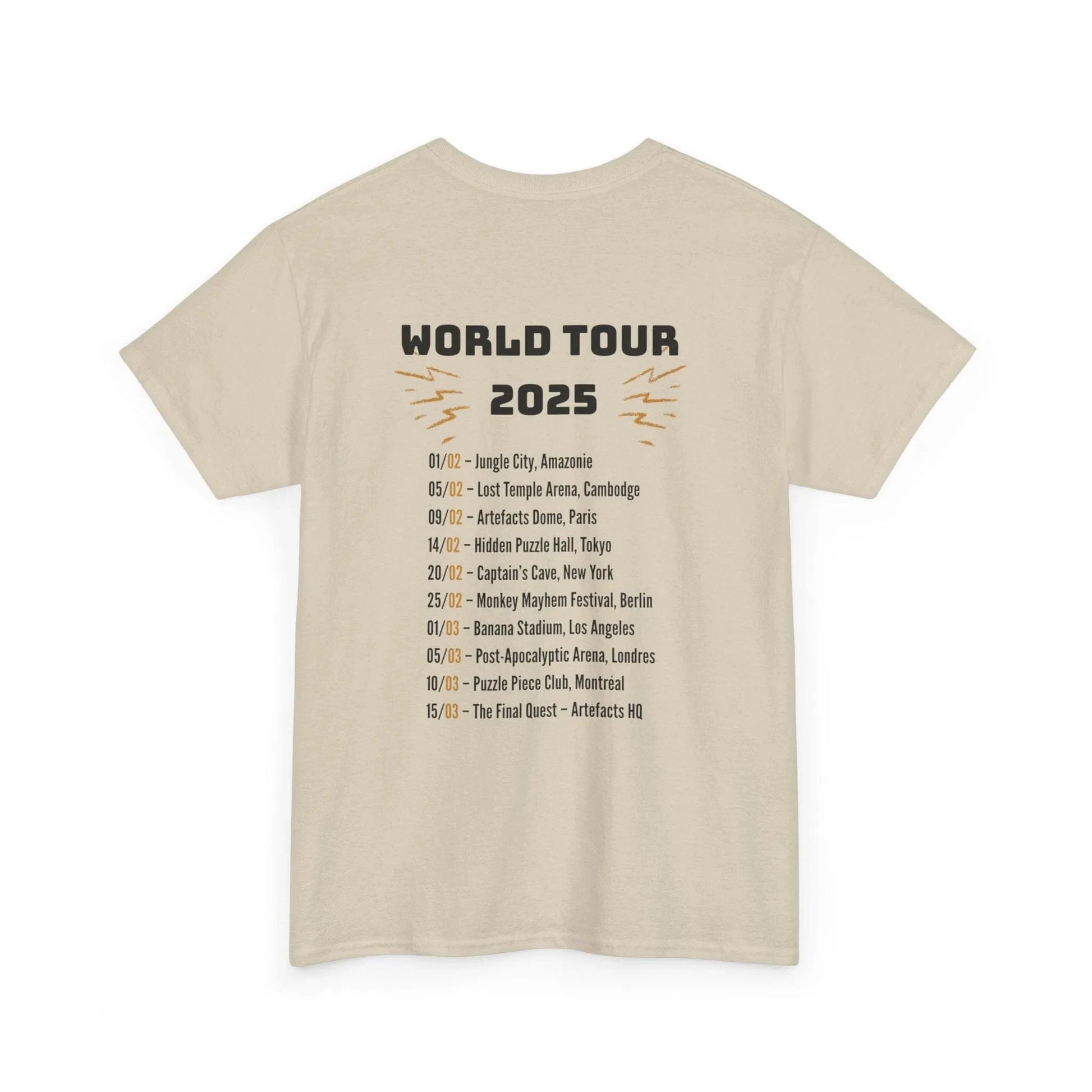 T-shirt Captain Cawette – World Tour 2025 (édition rock star) T-Shirt Printify 