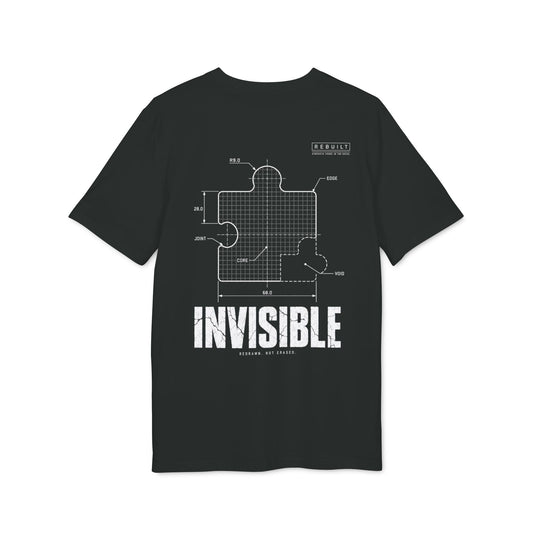 T-shirt Invisible – Rebuilt T-Shirt Printify Noir S 
