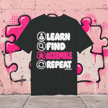 T-shirt Learn Find Assemble Repeat