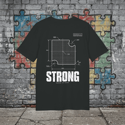 T-shirt Strong – Rebuilt T-Shirt Printify Noir XS 